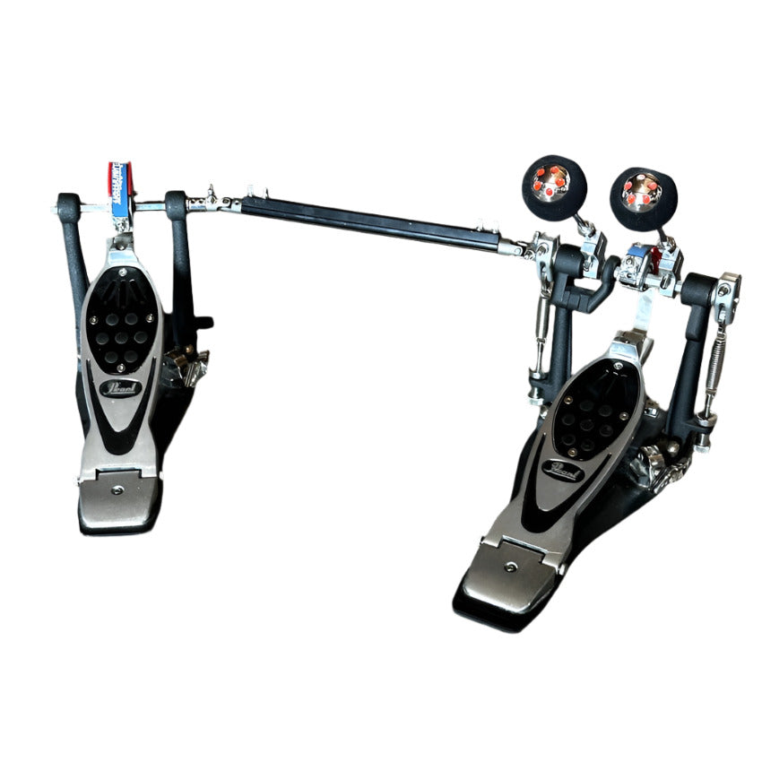 Used Pearl Eliminator Redline Double Bass Drum Pedal Belt Drive Very Good