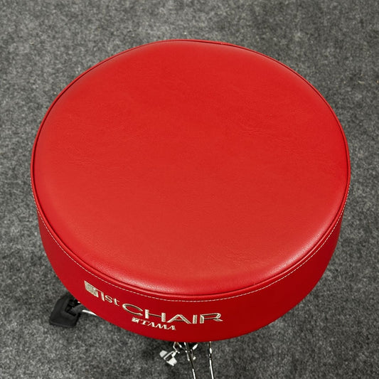 Tama HT830R 1st Chair Round Rider XL Drum Throne With Red seat DEMO MODEL - Drum Center Of Portsmouth