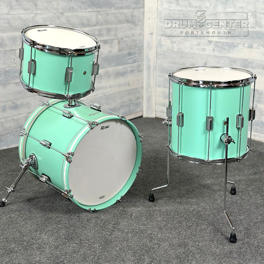 Rogers Tower 3pc Drum Set Seafoam Green 18/12/14 - Drum Center Of Portsmouth