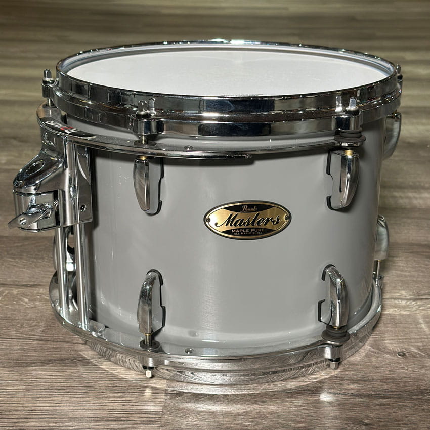 Used Pearl Masters Maple Pure 4pc Drum Set Putty Gray - Very Good - Drum Center Of Portsmouth