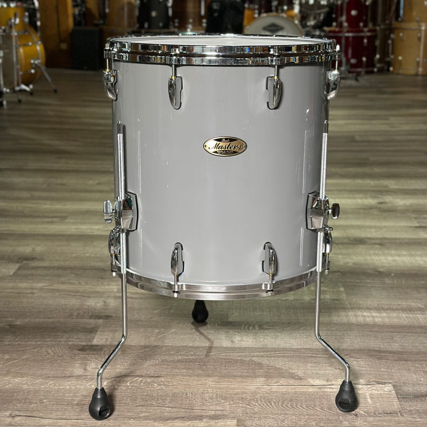 Used Pearl Masters Maple Pure 4pc Drum Set Putty Gray - Very Good - Drum Center Of Portsmouth