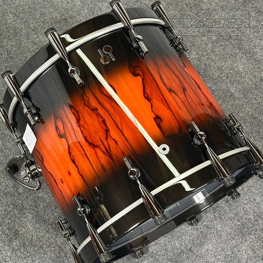 Sonor SQ2 Beech 5pc Drum Set Black to Red Burst over African Marble Gloss - Drum Center Of Portsmouth