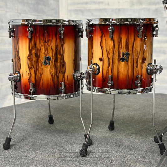Sonor SQ2 Beech 5pc Drum Set Red Burst over African Marble Gloss - Drum Center Of Portsmouth