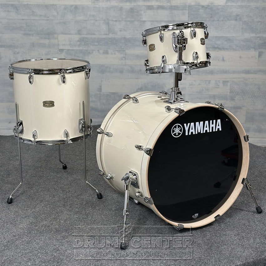 Yamaha Stage Custom Birch 3pc Drum Set 22/12/16 Classic White - Drum Center Of Portsmouth