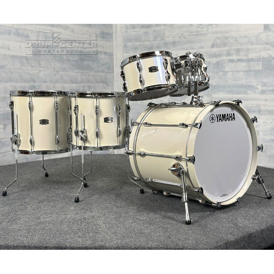 Yamaha Recording Custom 5pc Drum Set 22/10/12/14/16 Polar White - Drum Center Of Portsmouth
