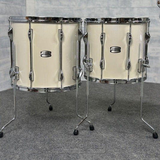 Yamaha Recording Custom 5pc Drum Set 22/10/12/14/16 Polar White - Drum Center Of Portsmouth