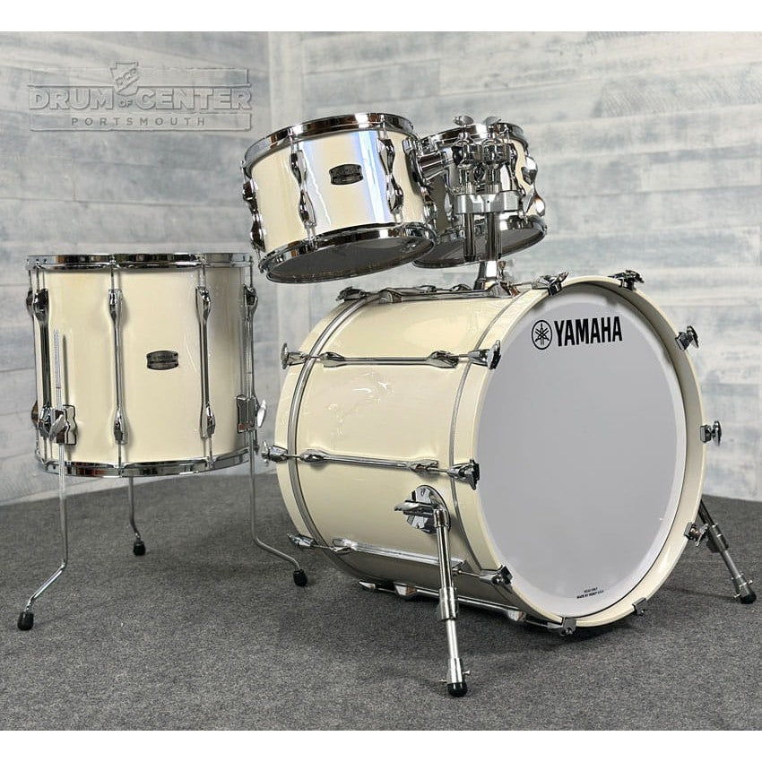 Yamaha Recording Custom 4pc Drum Set 22/10/12/16 Polar White - Drum Center Of Portsmouth