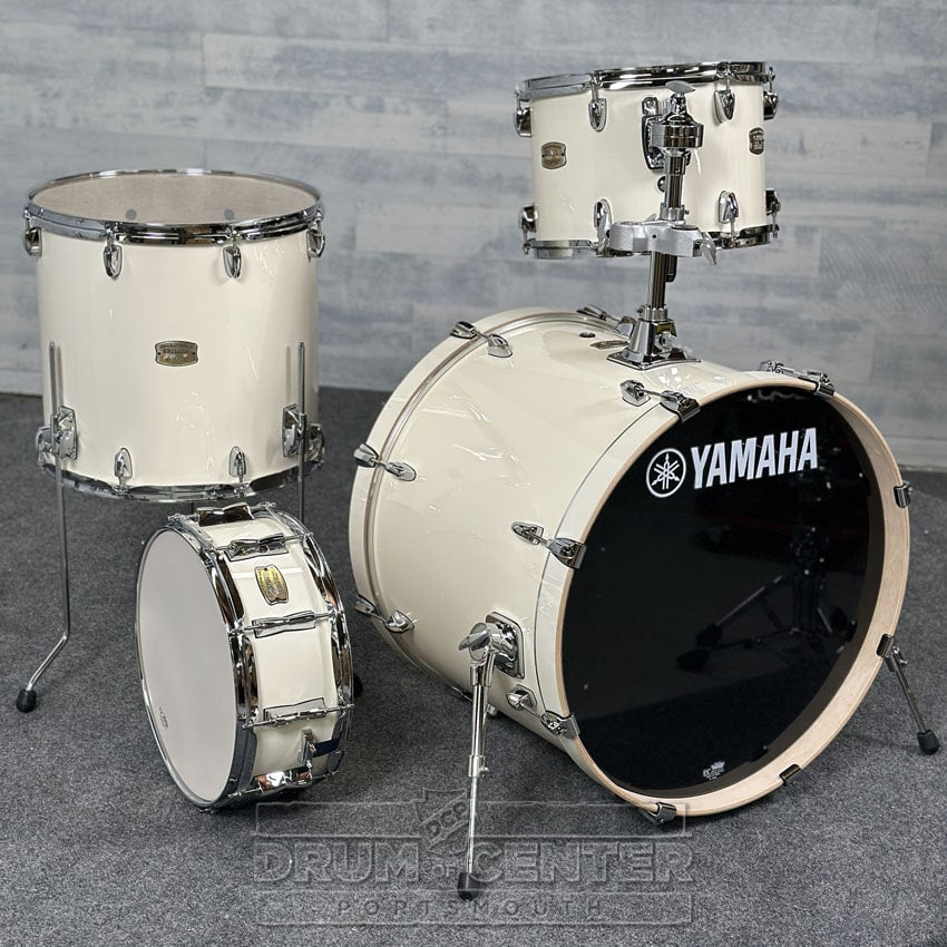 Yamaha Stage Custom Birch 4pc Drum Set 22/13/16/14 Classic White - Drum Center Of Portsmouth
