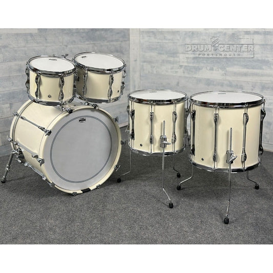 Yamaha Recording Custom 5pc Drum Set 22/10/12/14/16 Polar White - Drum Center Of Portsmouth