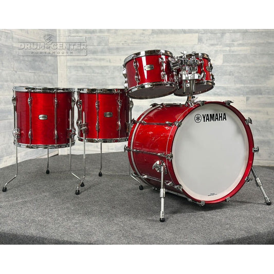 Yamaha Recording Custom 5pc Drum Set 22/10/12/14/16 Red Autumn - Drum Center Of Portsmouth