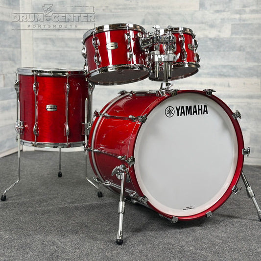 Yamaha Recording Custom 4pc Drum Set 22/10/12/16 Red Autumn - Drum Center Of Portsmouth