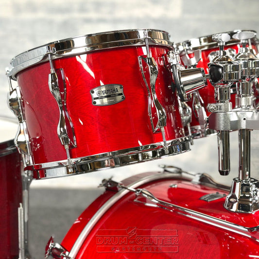 Yamaha Recording Custom 4pc Drum Set 22/10/12/16 Red Autumn - Drum Center Of Portsmouth