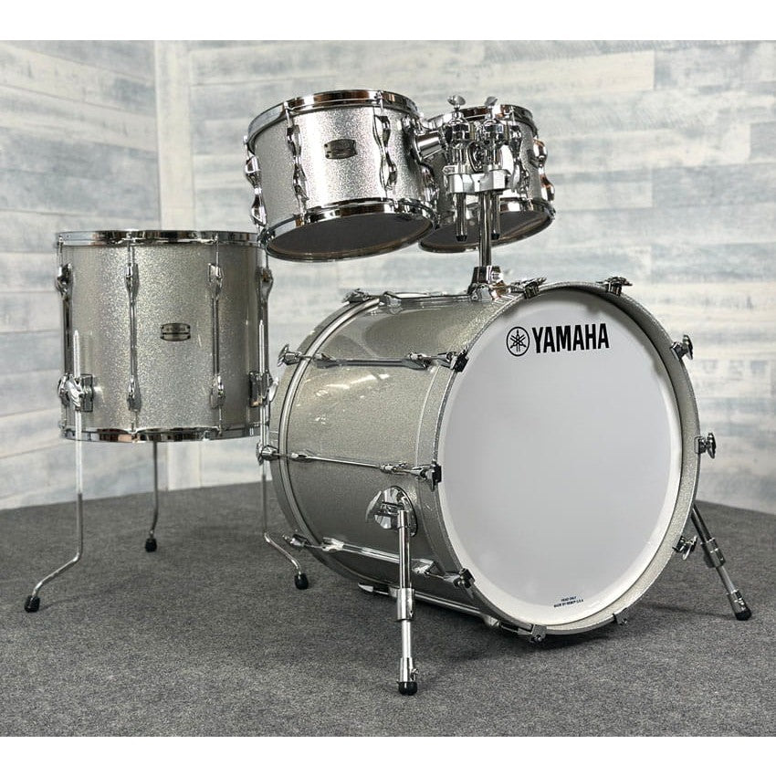 Yamaha Recording Custom 4pc Drum Set 22/10/12/16 Silver Sparkle - Drum Center Of Portsmouth