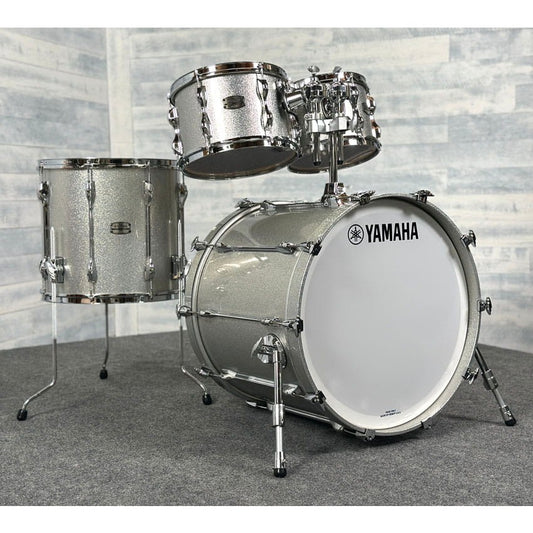 Yamaha Recording Custom 4pc Drum Set 22/10/12/16 Silver Sparkle - Drum Center Of Portsmouth
