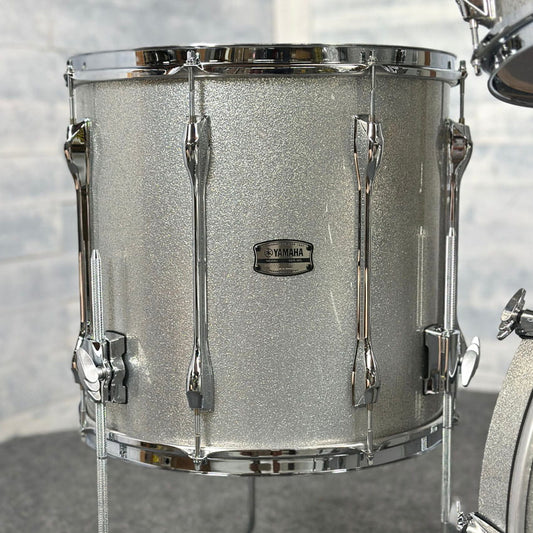 Yamaha Recording Custom 4pc Drum Set 22/10/12/16 Silver Sparkle - Drum Center Of Portsmouth