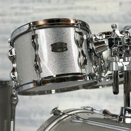 Yamaha Recording Custom 4pc Drum Set 22/10/12/16 Silver Sparkle - Drum Center Of Portsmouth