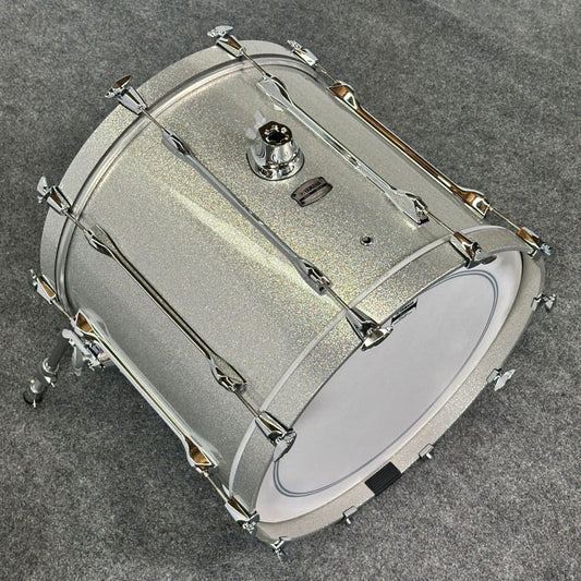 Yamaha Recording Custom 5pc Drum Set 22/10/12/14/16 Silver Sparkle - Drum Center Of Portsmouth
