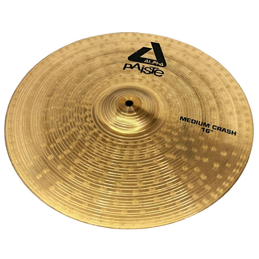 Used Paiste Alpha Medium Crash Cymbal 16" - Fair - Drum Center Of Portsmouth