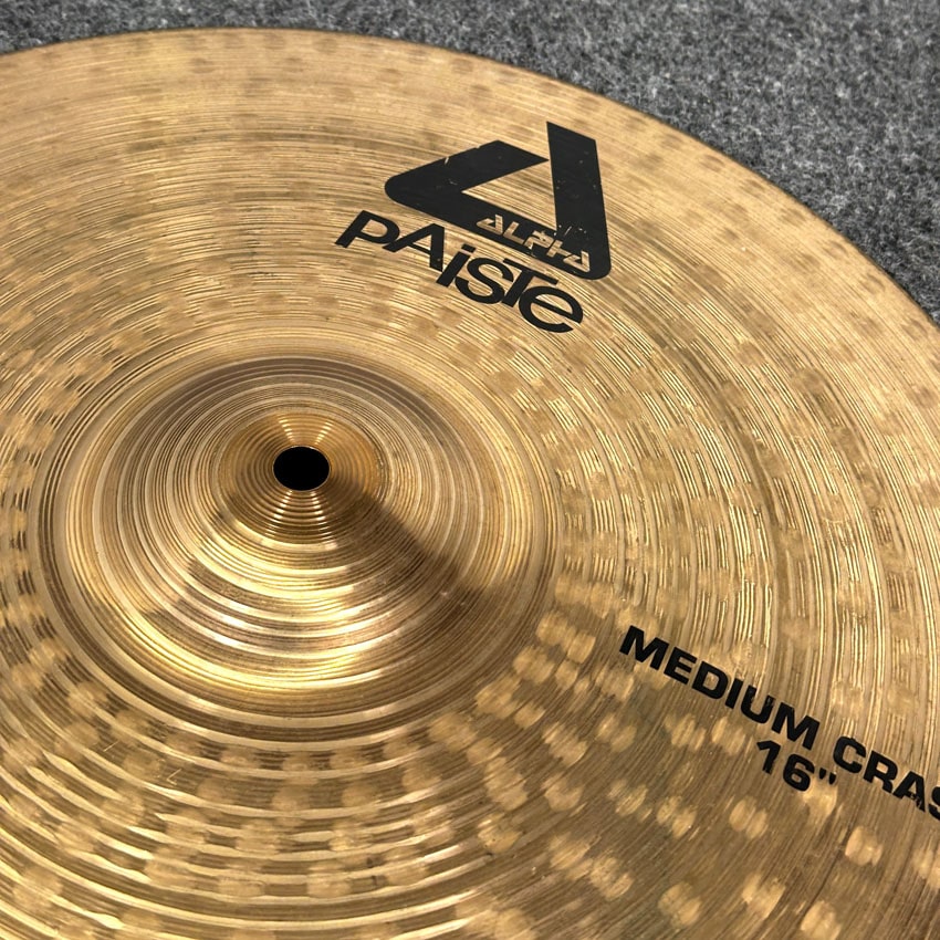 Used Paiste Alpha Medium Crash Cymbal 16" - Fair - Drum Center Of Portsmouth