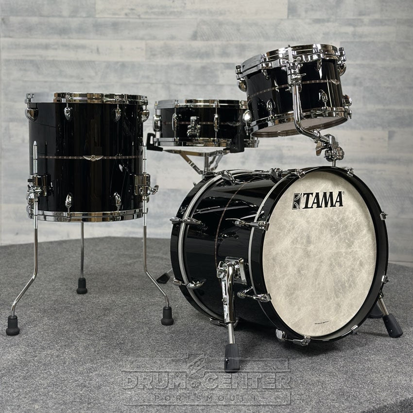 Tama Star Maple 4pc Bop Drum Set Piano Black w/Inlay