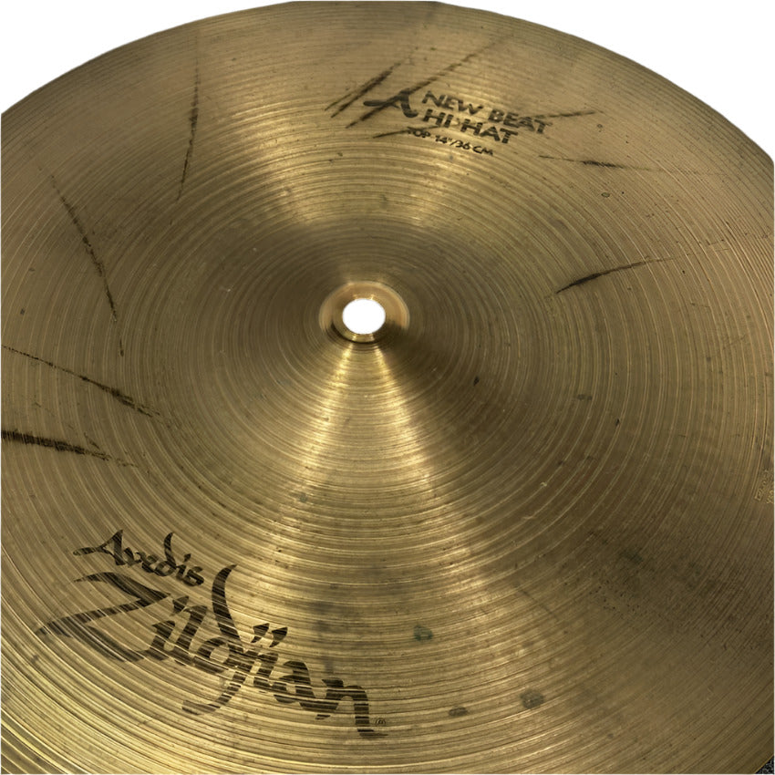 Used Zildjian A New Beat Hi Hat Cymbals 14" - Good - Drum Center Of Portsmouth