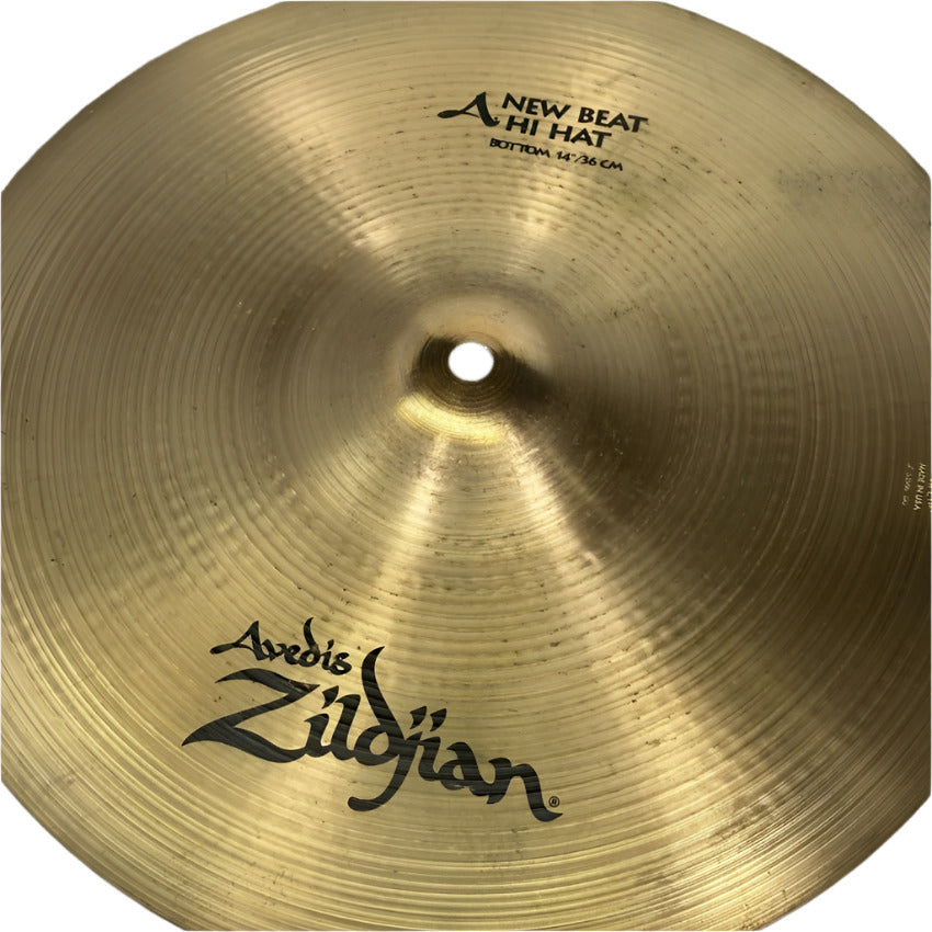 Used Zildjian A New Beat Hi Hat Cymbals 14" - Good - Drum Center Of Portsmouth