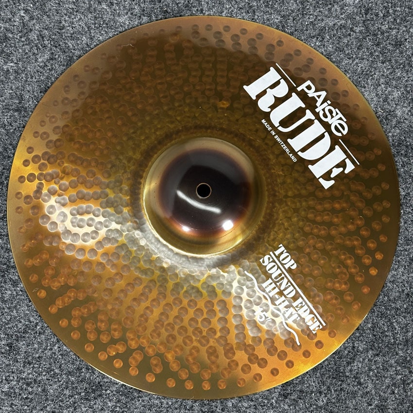 Paiste Rude Sound Edge Hi Hat Cymbal 15" Top Only - CUSTOM ORDER - Drum Center Of Portsmouth