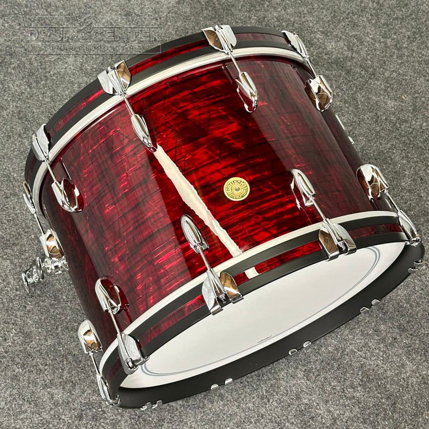 Gretsch Broadkaster 3pc Drum Set 22/12/16 Ruby Red Pearl - Drum Center Of Portsmouth