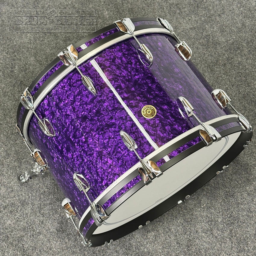 Gretsch Broadkaster 3pc Drum Set 22/12/16 Purple Marine Pearl - Drum Center Of Portsmouth