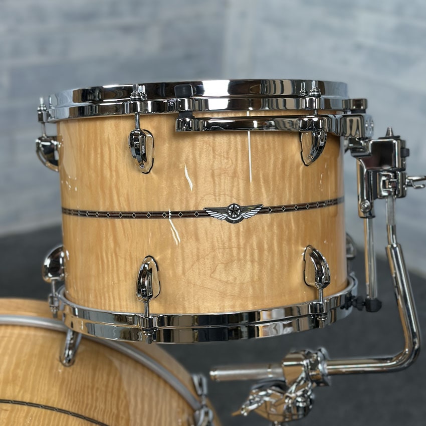 Used Tama Star Maple 4pc Drum Set Natural Curly Maple - Drum Center Of Portsmouth