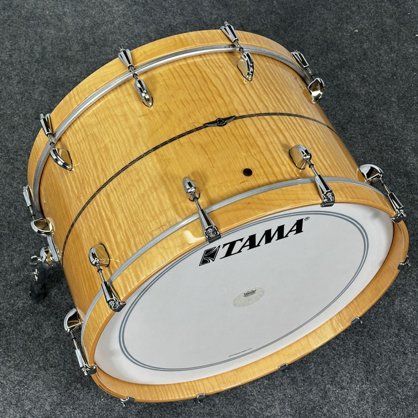 Used Tama Star Maple 4pc Drum Set Natural Curly Maple - Drum Center Of Portsmouth