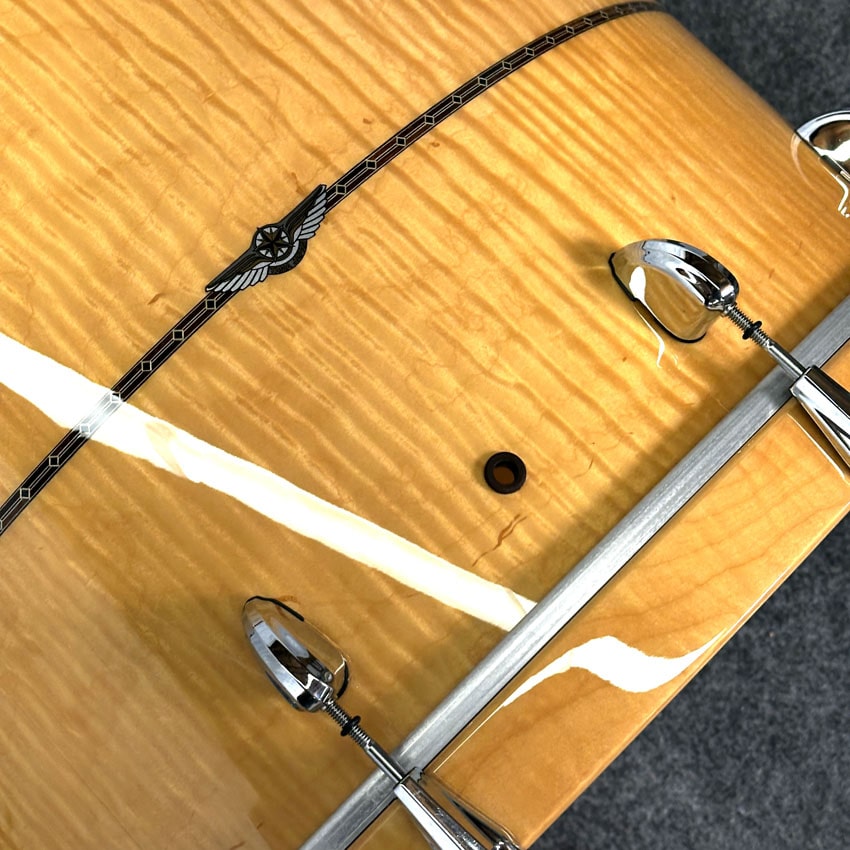 Used Tama Star Maple 4pc Drum Set Natural Curly Maple - Drum Center Of Portsmouth