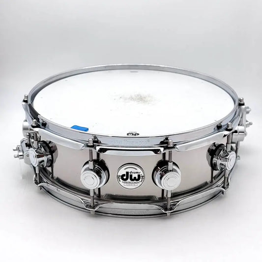Used DW Collectors Stainless Steel Snare Drum 14x4.5 - Very Good - Drum Center Of Portsmouth