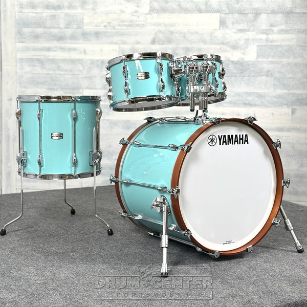 Yamaha Recording Custom 4pc Rock Drum Set Surf Green