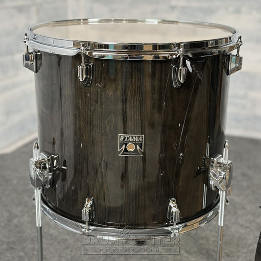 Tama Superstar Classic 5pc Drum Set w/22BD Black Lacebark Pine - Drum Center Of Portsmouth