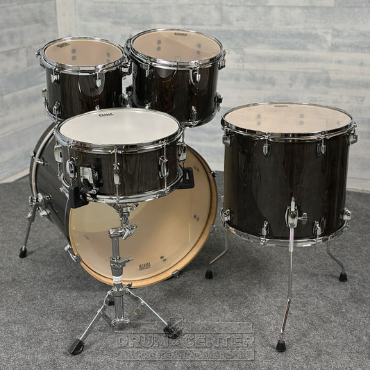 Tama Superstar Classic 5pc Drum Set w/22BD Black Lacebark Pine - Drum Center Of Portsmouth