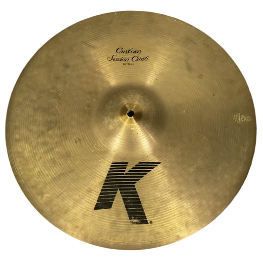 Used Zildjian K Session Crash Cymbal 18" - Good - Drum Center Of Portsmouth