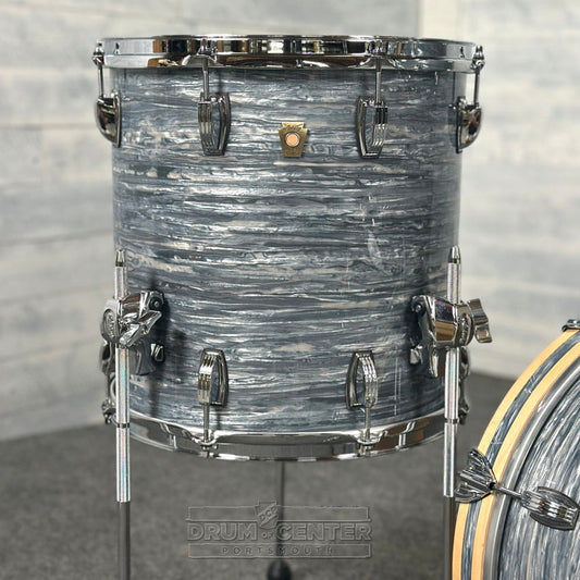 Ludwig Classic Maple 3pc Jazz Drum Set Vintage Blue Oyster - Drum Center Of Portsmouth