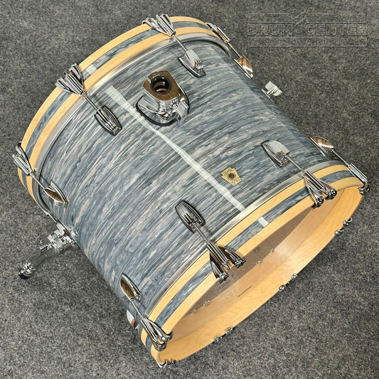 Ludwig Classic Maple 3pc Jazz Drum Set Vintage Blue Oyster - Drum Center Of Portsmouth
