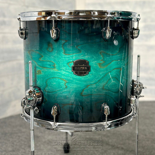 Mapex Saturn VI Rock 4pc Drum Set 22/10/12/16 Marine Teal Burst - Drum Center Of Portsmouth