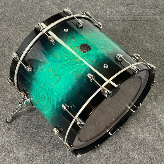 Mapex Saturn VI Rock 4pc Drum Set 22/10/12/16 Marine Teal Burst - Drum Center Of Portsmouth