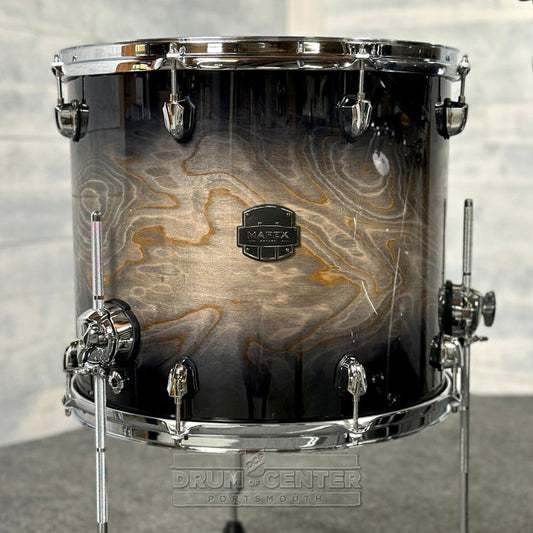 Mapex Saturn VI Rock 4pc Drum Set 22/10/12/16 Black Ink Burst - Drum Center Of Portsmouth