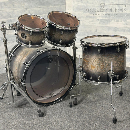 Mapex Saturn VI Rock 4pc Drum Set 22/10/12/16 Black Ink Burst - Drum Center Of Portsmouth