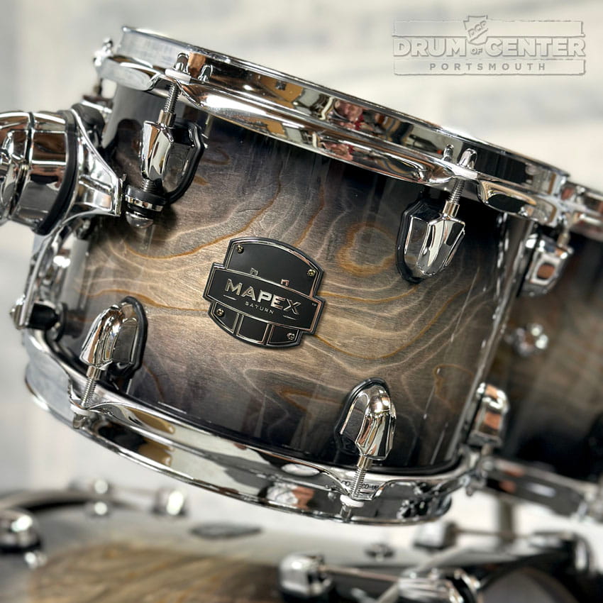Mapex Saturn VI Rock 4pc Drum Set 22/10/12/16 Black Ink Burst - Drum Center Of Portsmouth