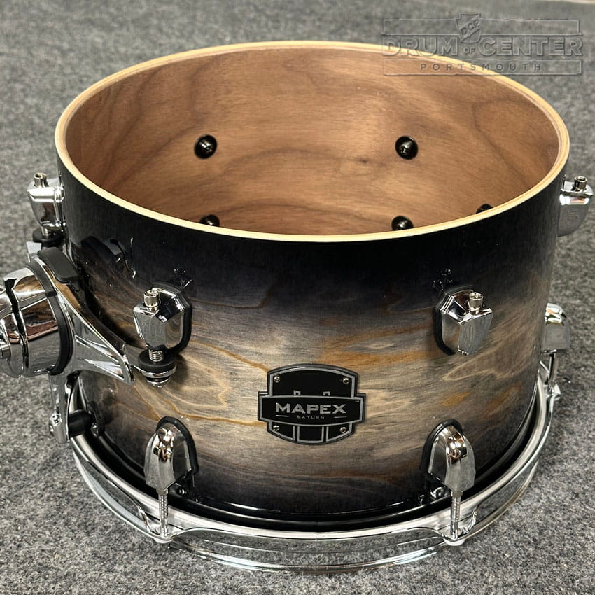 Mapex Saturn VI Rock 4pc Drum Set 22/10/12/16 Black Ink Burst - Drum Center Of Portsmouth