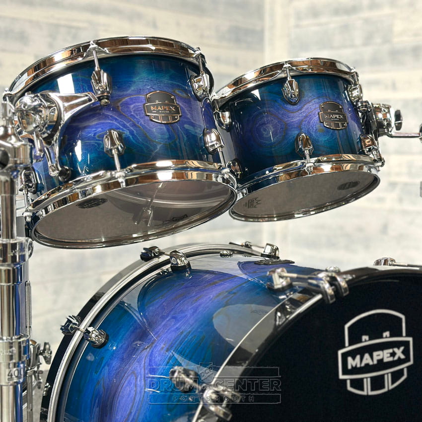 Mapex Saturn VI Rock 4pc Drum Set 22/10/12/16 Cobalt Burst - Drum Center Of Portsmouth