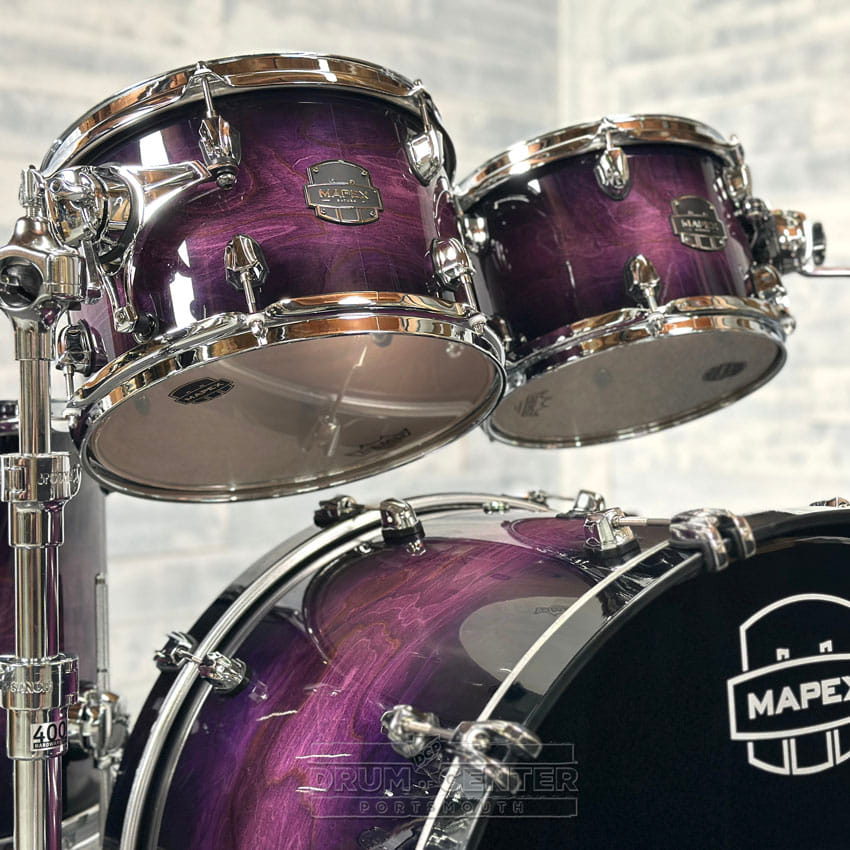 Mapex Saturn VI Rock 4pc Drum Set 22/10/12/16 Royal Purple Burst - Drum Center Of Portsmouth