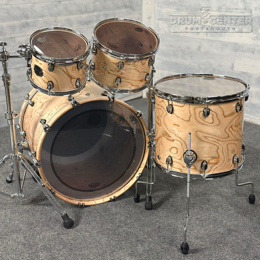 Mapex Saturn VI Rock 4pc Drum Set 22/10/12/16 Exotic Natural Burl - Drum Center Of Portsmouth