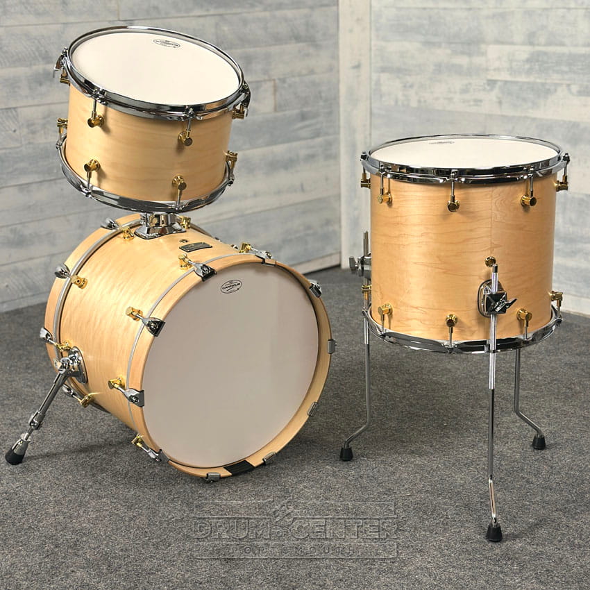 Canopus RFM 3pc Jazz Drum Set Natural Oil - Drum Center Of Portsmouth