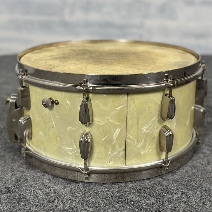 Vintage Slingerland 1950s Radio King Snare Drum 14x6.5 - Good - Drum Center Of Portsmouth